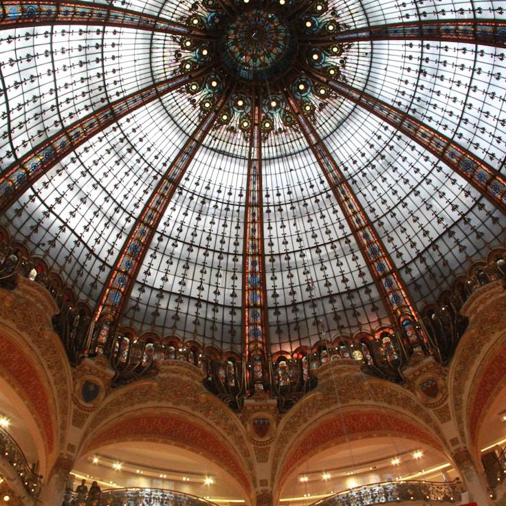 Shopping mall with wide corridors suitable for strollers